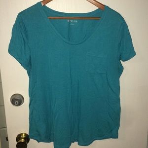 Stylus t shirt in teal in XL